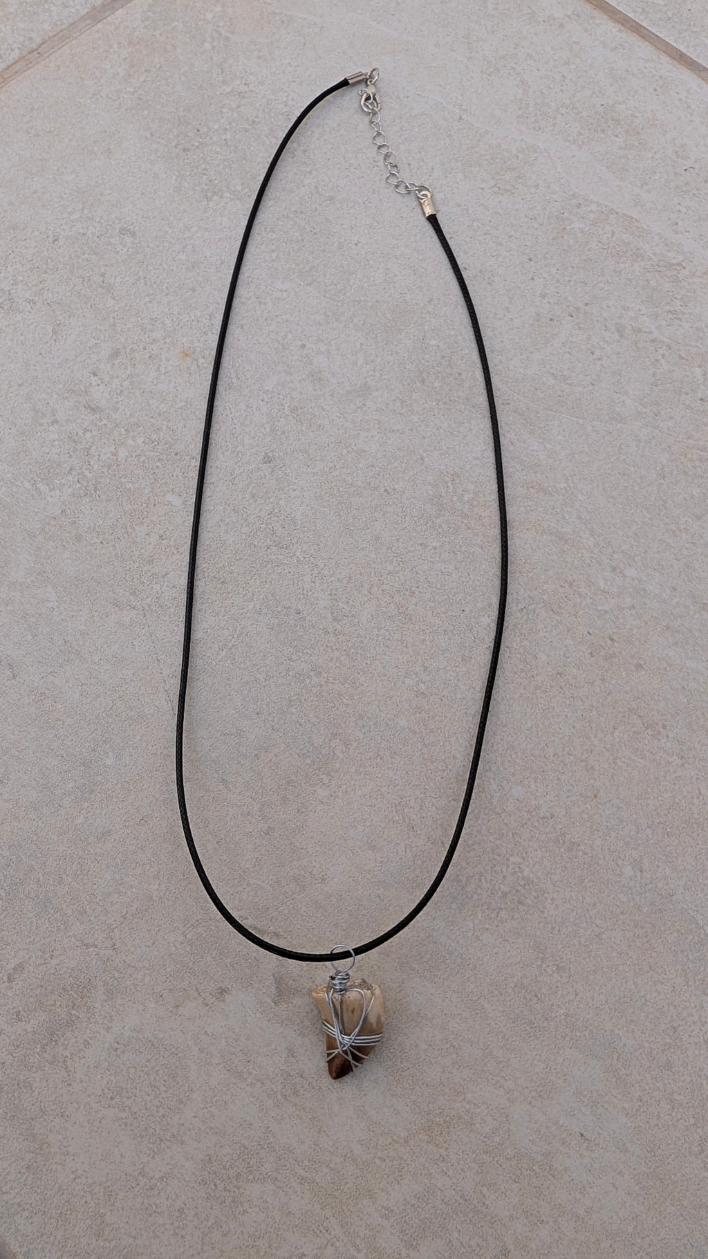 Fossil Mosasaur Tooth Necklace